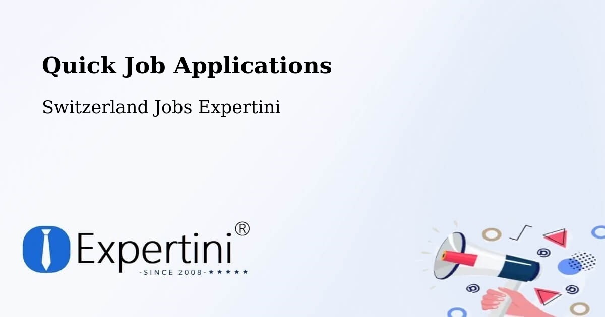 Quick Apply Feature – Les Avanchets - Switzerland Jobs Expertini