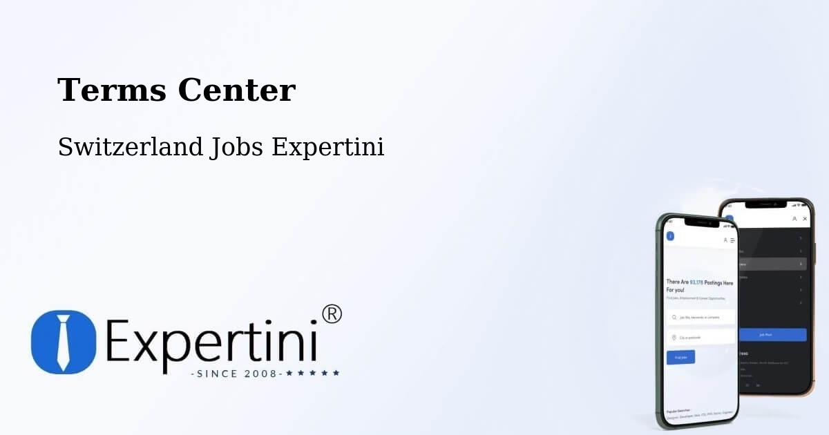 Terms of Service – Les Avanchets - Switzerland Jobs Expertini